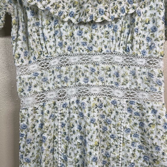Loveshackfancy Stassie Dress White Garden Stream Size 2 - Picture 5 of 11